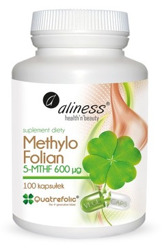 Methylo Folian 5-mthf 600 ug 100 kaps KWAS FOLIOWY