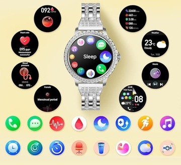 SMARTWATCH ЖЕНСКИЕ ЧАСЫ ПОДКЛЮЧЕНИЯ МЕНЮ ПОЛЬСКИЕ СПОРТИВНЫЕ ЧАСЫ PULSE 3 РЕМЕШКА