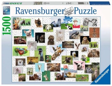 RAVENSBURGER Puzzle ZABAWNE ZWIERZAKI 1500 elem.
