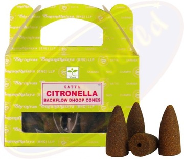 Kadzidełka Satya Backflow Dhoop - Citronella