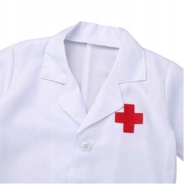 НАБОР ДОКТОРА БЕЛЫЕ АКСЕССУАРЫ ОДНОРАЗОВЫЙ КОСТЮМ 218-7Б