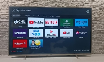 58 CALI TELEWIZOR PHILIPS LED 4K SMART TV DVB-T2 + UCHWYT + HDMI + UPOMINEK