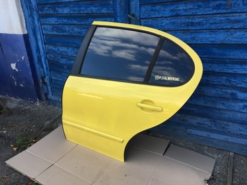 DVEŘE LEVÉ ZADNÍ SEAT LEON 1M 1 LS1H PĚKNÝ