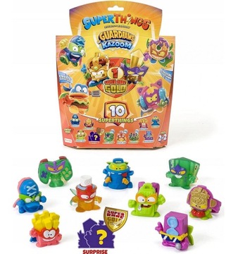 SUPER ZINGS SERIA 9 THINGS 10 FIGUREK 1 ZŁOTA