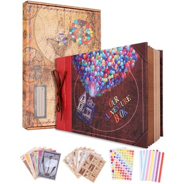 60-страничный фотоальбом ручной работы «Сделай сам», альбом «Наши приключения», альбом в подарок