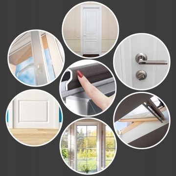 Уплотнители Дверной и оконный уплотнитель, самоклеющаяся уплотнительная лента, 4м