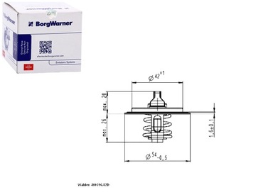 WAHLER TERMOSTAT AUDI A4 2.0 TDI (8K2. B8)
