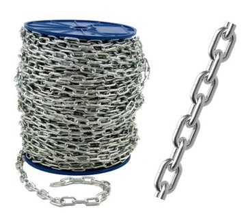 ŁAŃCUCH TECHNICZNY GOSPODARCZY OCYNK 4MM D1 10mb