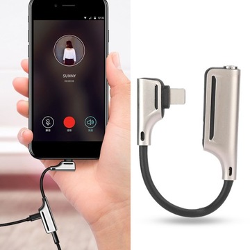 Адаптер для зарядного устройства для наушников 2 в 1.