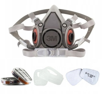 Półmaska 3M 6300 r.L Maska Lakiernicza Przeciwpyłowa Ochronna Oryginalna PL