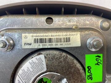 MERCEDES W164 W251 ПОДУШКА БЕЗОПАСНОСТИ ВОДИТЕЛЯ A1644600098 1460