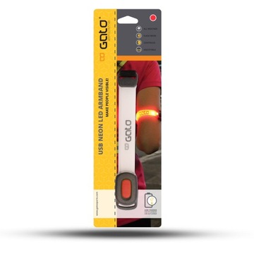 GATO Sports Neon Led USB-браслет красный