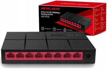 Switch 8 portow GIGABIT LAN MERCUSYS MS108G