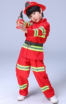 НАРЯД КОСТЮМ ПОЖАРНЫЙ УНИФОРМА ШЛЕМ ОГНЕТУШИТЕЛЬ КОМПАС ДОРОЖКА 104/110