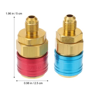 ПЕРЕХОДНИК АВТОМОБИЛЬНОГО КОНДИЦИОНЕРА ШЛАНГ ПЕРЕМЕННОГО ТОКА БЫСТРО СОЕДИНИТЕЛЬ