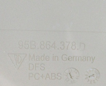 MŘÍŽKA VENTILACE TUNELU ZADNÍ PORSCHE MACAN FACELIFT 95B864378D