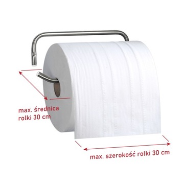 Вешалка XXL для бумажных полотенец WR02 INOX