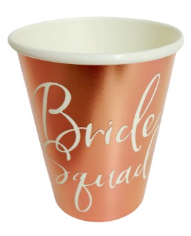 KUBECZKI NA WIECZÓR PANIEŃSKI Bride Squad 6 szt.