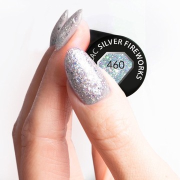 SEMILAC LAKIER HYBRYDOWY 460 SILVER FIREWORKS 7ml