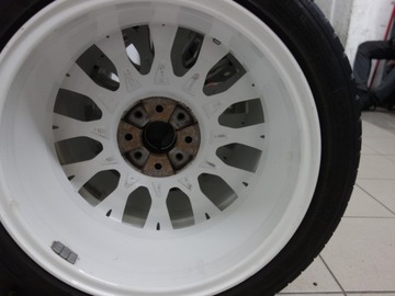 4X98 195/45R16 KOLA ALU LETNÍ FIAT 500 ORIGINÁLNÍ EXTRA STAV 4X7MM