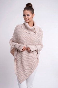 ПОНЧО FELICIA FLESH С РУКАВАМИ