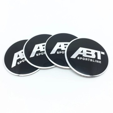 LOGO Emblemat na dekielki kapsle VW AUDI 56mm ABT