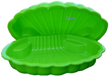 Песочница для бассейна SHELL 2в1, закрытая, 2 части