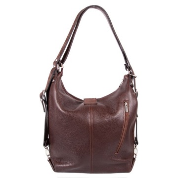 КОЖАНЫЙ РЮКЗАК ЗАМШЕВАЯ СУМКА-ШОППЕР 2В1