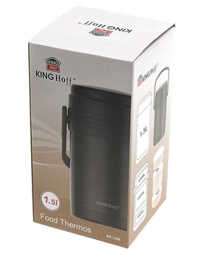 Обеденный термос 1,5л + 3 контейнера Небьющийся 1396