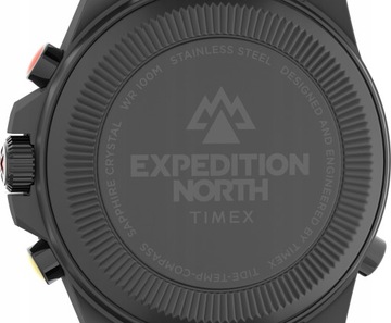 Zegarek męski Timex Expedition Kompas, Termometr, Indiglo, Szafirowe szkło