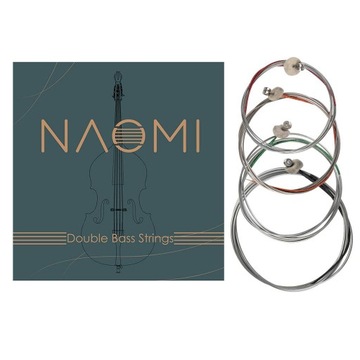 Двойные струны для электробаса, струнные басовые наконечники, шариковые струны, белый opper C