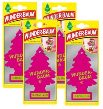 ZAPACH WUNDER BAUM CHOINKA ZAPACHOWA BUBBLE GUM