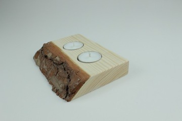 Рождественский подсвечник Live Edge