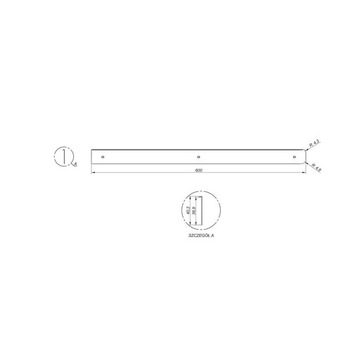 Алюминиевая боковая планка P R3 Rejs