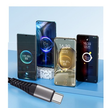 KABEL SZYBKIEGO ŁADOWANIA USB - USB typ C 2M
