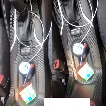 Наклейка в салон автомобиля Toyota Corolla 19-20