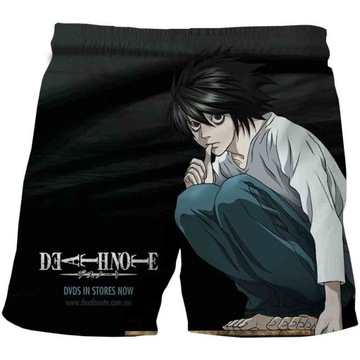 Szorty plażowe Anime Death Note krótkie spodnie Ya