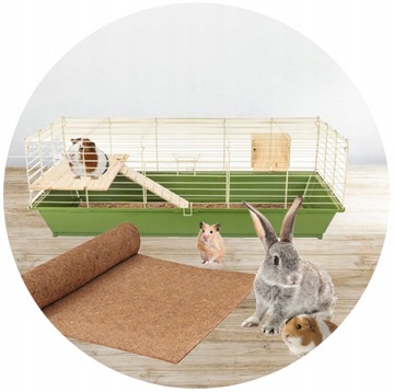 КОКОСОВЫЙ КОВРИК, КРУПКА ДЛЯ КЛЕТКИ, ЗАГОРОДКА ДЛЯ КРОЛИКА, ПОРОШКИ, XXL