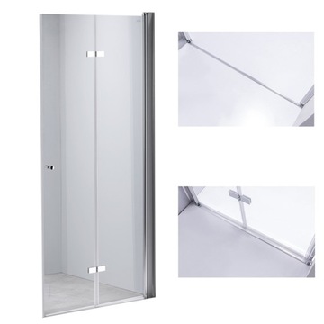 DRZWI PRYSZNICOWE SH01D CHROM 110 CM 6 MM