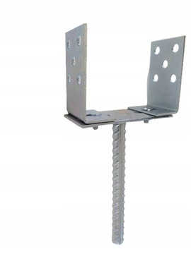 PODSTAWA SŁUPA KOTWA z prętem regulowana 160mm OC do wiat ,altan