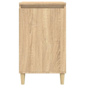 VidaXL Тумбочка прикроватная, дуб Сонома, 40x35x70 см, матэ
