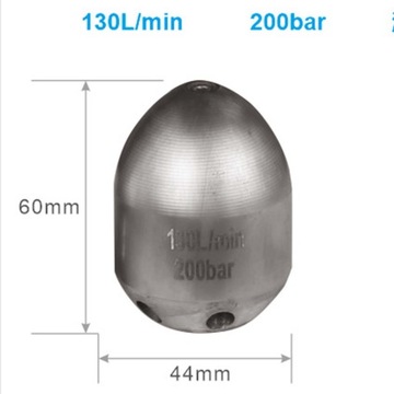 Adapter dyszy do czyszczenia kanalizacji Środek do czyszczenia dyszy spryskiwacza do 130L 44mmx60mm