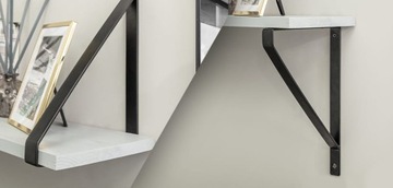 КРОНШТЕЙН ПОЛКИ черный Loft Industrial