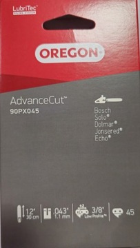 ŁAŃCUCH OREGON 3/8LP 1,1MM 45OG 90PX AdvanceCut