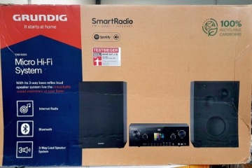 МИКРО Hi-Fi СИСТЕМА GRUNDIG CMS 5000BT Bluetooth стерео DAB+ SPOTIFY ИНТЕРНЕТ