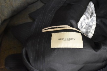 Burberry marynarka męska 52 paski kensington wełna 100%