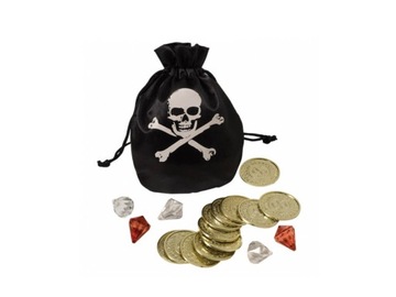Zestaw Pirata - Sakwa i monety