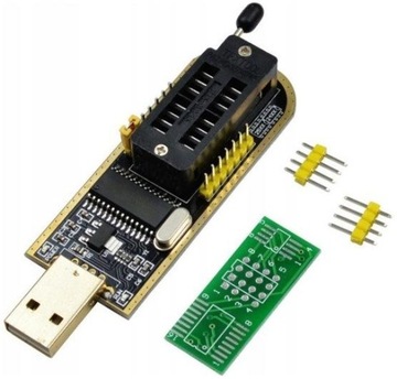 Programator USB CH341A Gold - SPI Flash EEPROM TTL