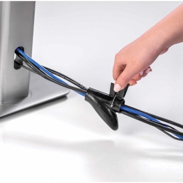 Кабельный органайзер FELLOWES CABLEZIP, серебристый