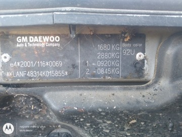 LACETTI NUBIRA 1.8 16V PŘÍVOD KLIMATIZACE 03-09